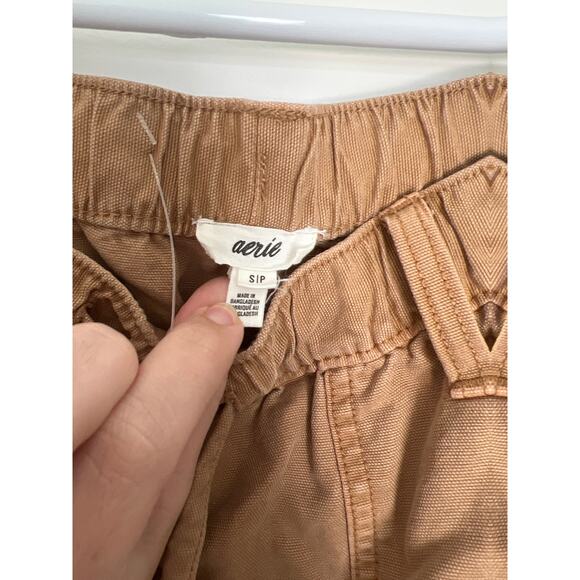 Aerie Drawcord Waist Double Pocket Utility Jogger Artifact Women's Size S / P - Picture 4 of 7